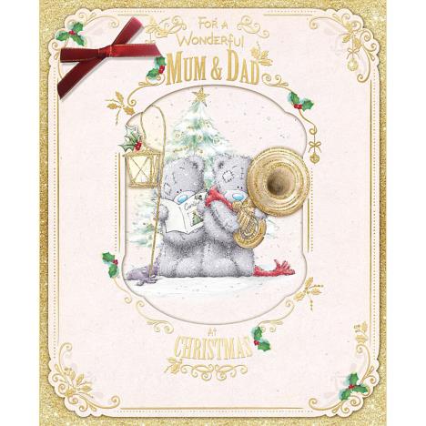Wonderful Mum & Dad Handmade Me To You Bear Christmas Card £4.99